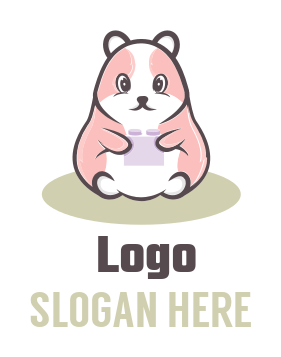 pet logo online stuffed toy guinea pig