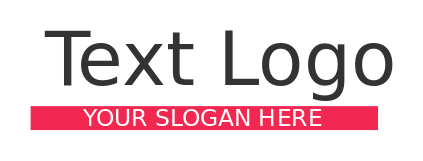 make a text logo stylish in colorful slabs