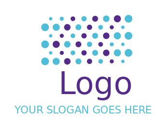 dermatologist logo icon halftone dots