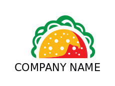 tacos graphic with vegetable