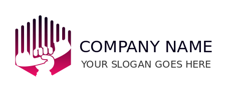 communication logo hand holding phone