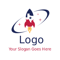 Texas map in space shuttle launch orbit stars