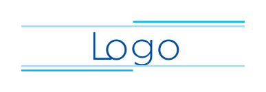 text logo symbol in horizontal lines | Logo Template by LogoDesign.net