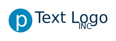 text logo maker inside circle