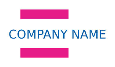 text logo icon in bars modern