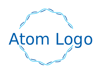 Download Atom Logos | Generate a Science Logo | LogoDesign.net