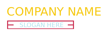 make a text logo in line box