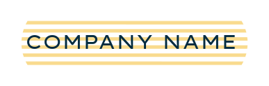 make a text logo in lines 