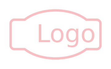 make a text logo in modern badge
