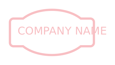 make a text logo in modern badge