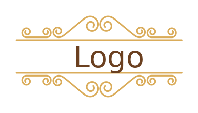 make a text logo in ornaments