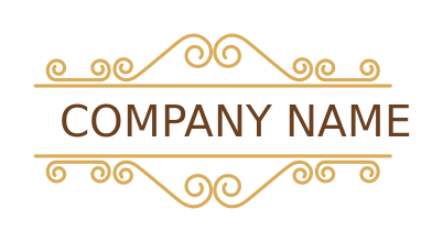 make a text logo in ornaments