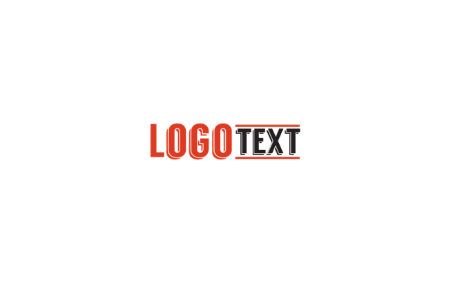 text in parallel lines logo