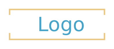 text logo online in rectangular lines