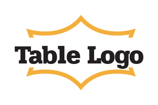 Tabling Logo Example Make a Free Custom Table Logo | LogoDesign.Net