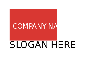 text logo online inside rectangle and below