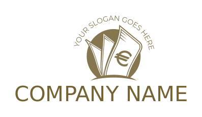 finance logo image three euro currency notes