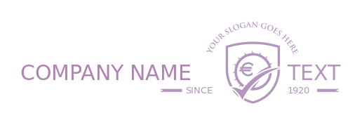 funds management logo tick mark Euro in shield