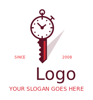 property logo maker stopwatch in key