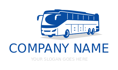 tour operator logo maker coaster bus