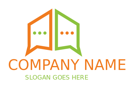 communication logo translator speech bubbles