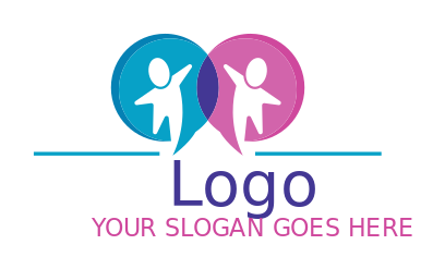 school logo icon children in bubbles PNG