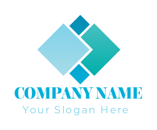 tiler logo two small squares on big square marble
