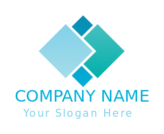 tiler logo two small squares on big square marble