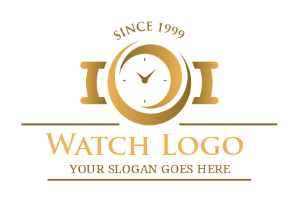 Premium Vector  T watch brand logo design with variations in