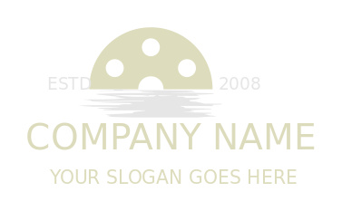 entertainment logo water reflection movie tape