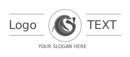 animal logo maker water seal minimalist
