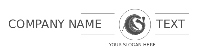 animal logo maker water seal minimalist