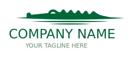 animal logo wild alligator head in water