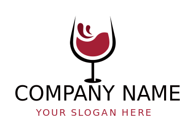 wine glass splashes for liquor store 