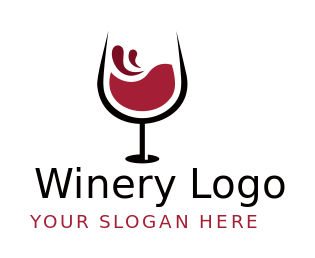 wine glass splashes for liquor store