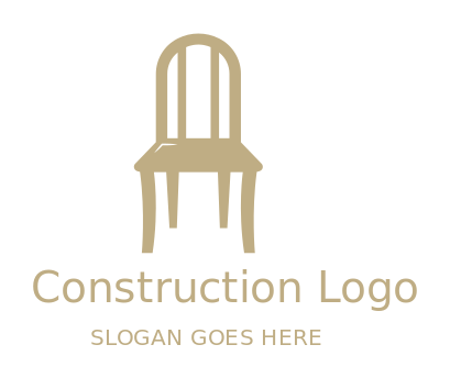 furniture logo chair with high back