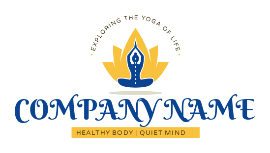 yoga symbol of person in lotus 