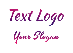 text logo symbol classy sleek font