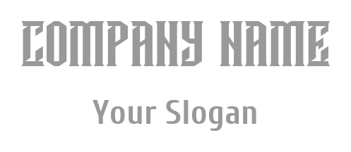 text logo online cool and edgy font