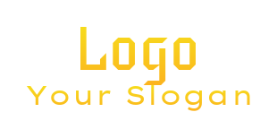 text logo template creatively cool font