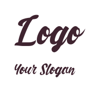 create a text logo of delicate script font