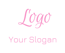 make a text logo elegant chic font