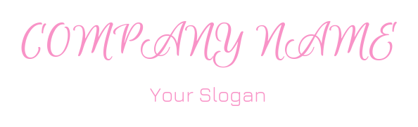 make a text logo elegant chic font