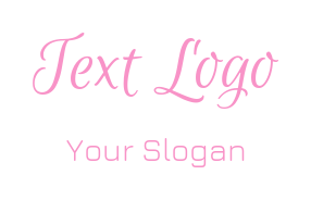 make a text logo elegant chic font