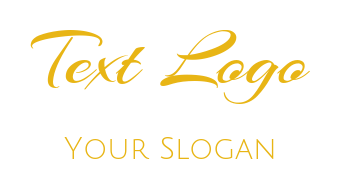 create a text logo elegant curvy font