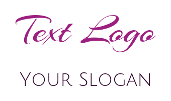 text logo image elegant strokes font