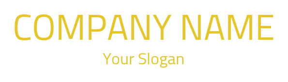 Elegant thin font text logo