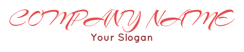 text logo icon exquisite curvy font