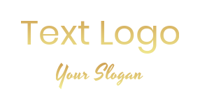 text logo image exquisite with gradient font