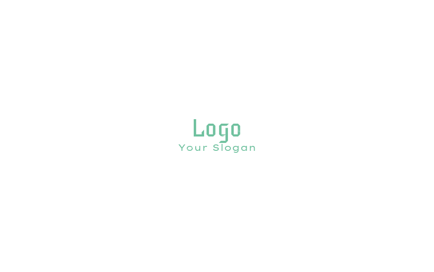 Futuristic gradient text logo